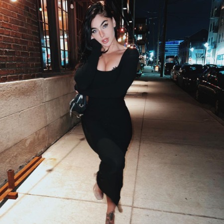 Emily Rinaudo enjoying her time at Detroit, Michigan. 